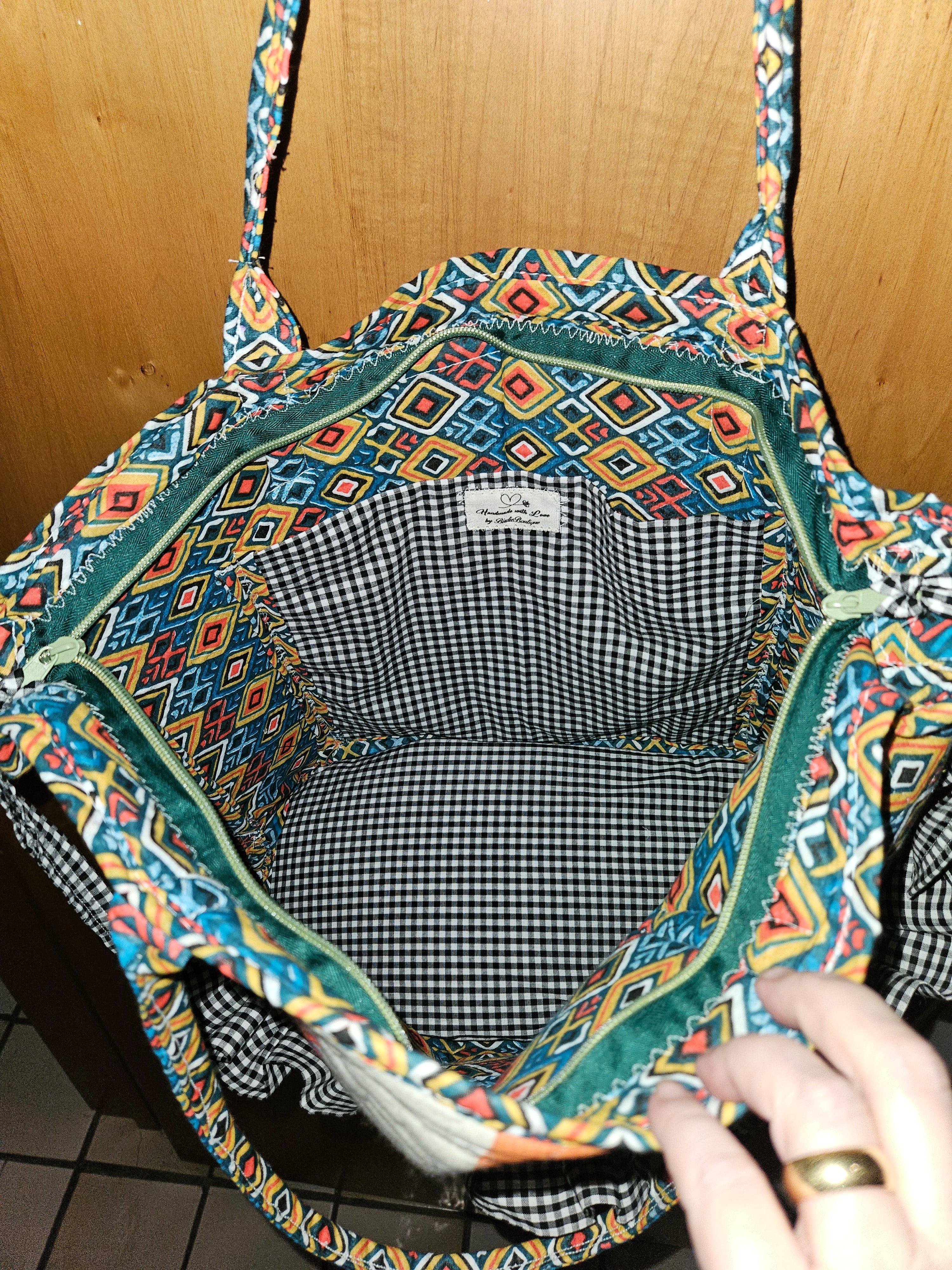 TOTE BAG, Quilted Hobo