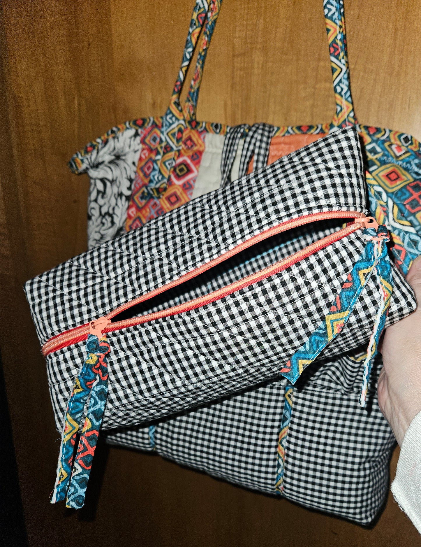 TOTE BAG, Quilted Hobo
