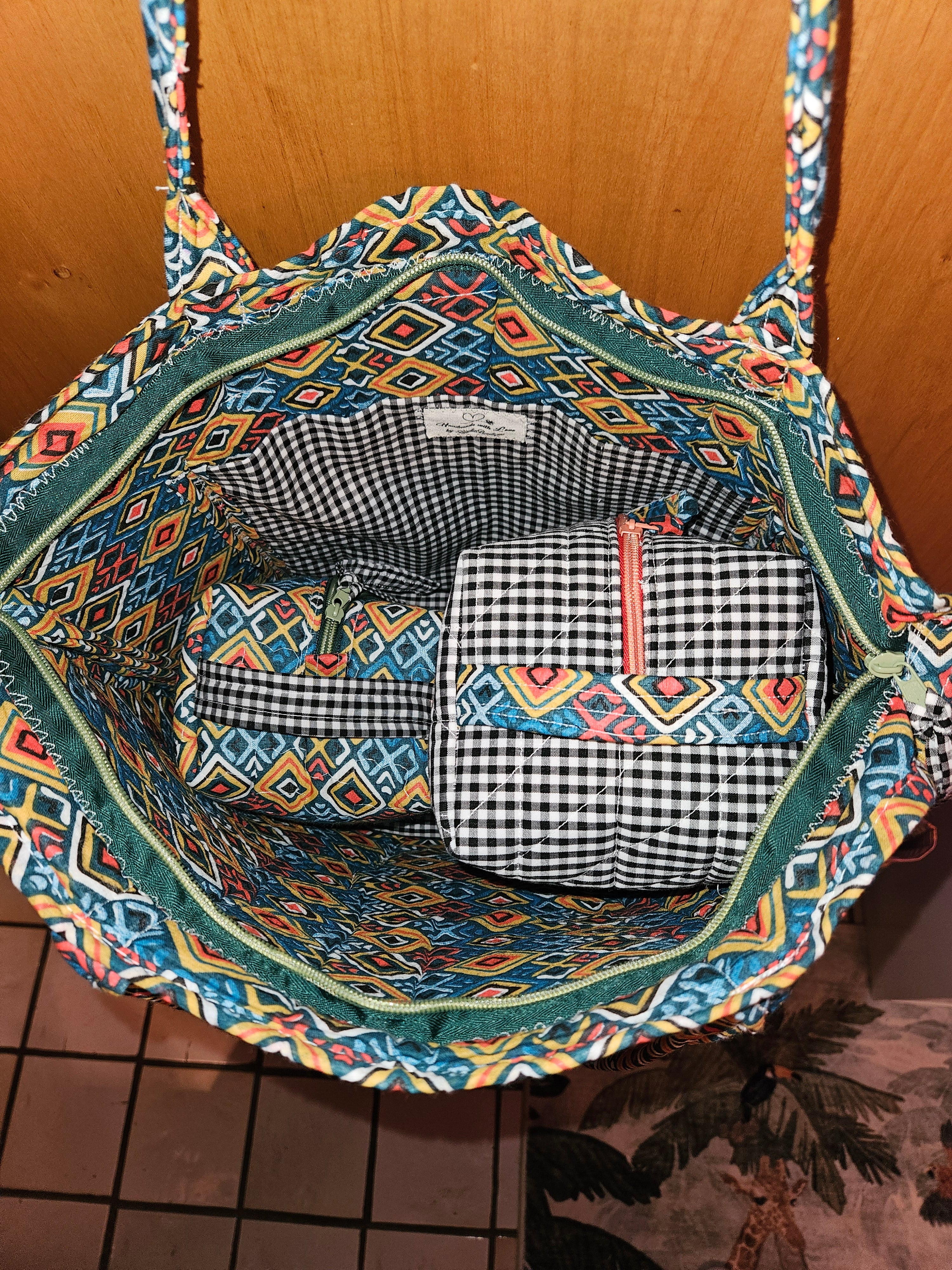 TOTE BAG, Quilted Hobo