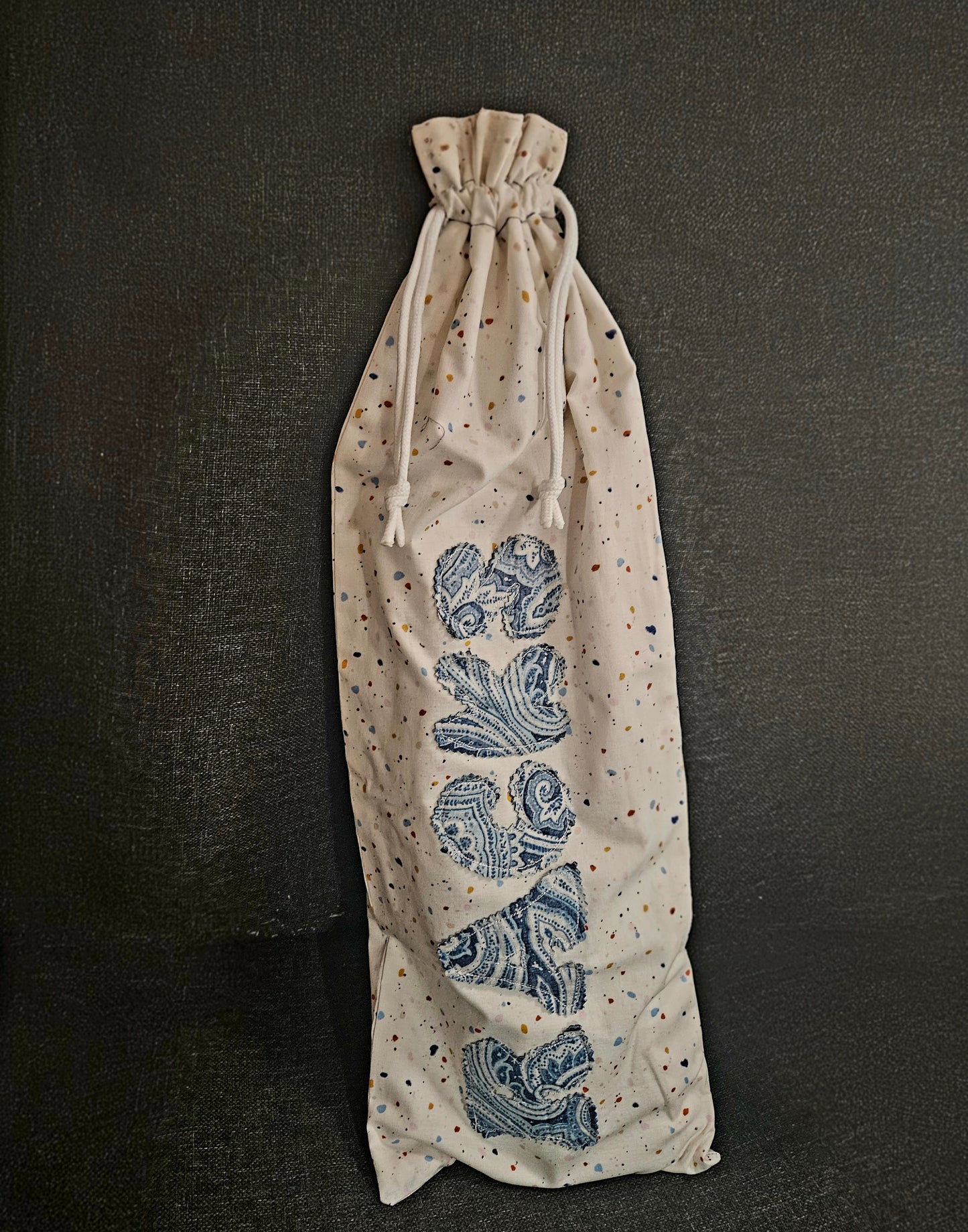 TOTE BAG, Blue Paisley